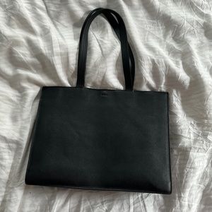 Baggu leather market bag